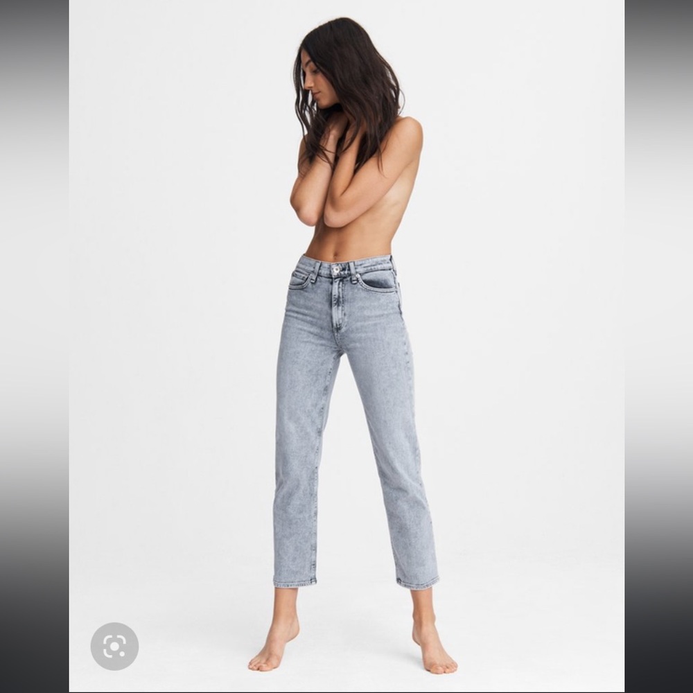 Rag & Bone Nina High Rise Ankle Cigarette Jean in Dusty Trail